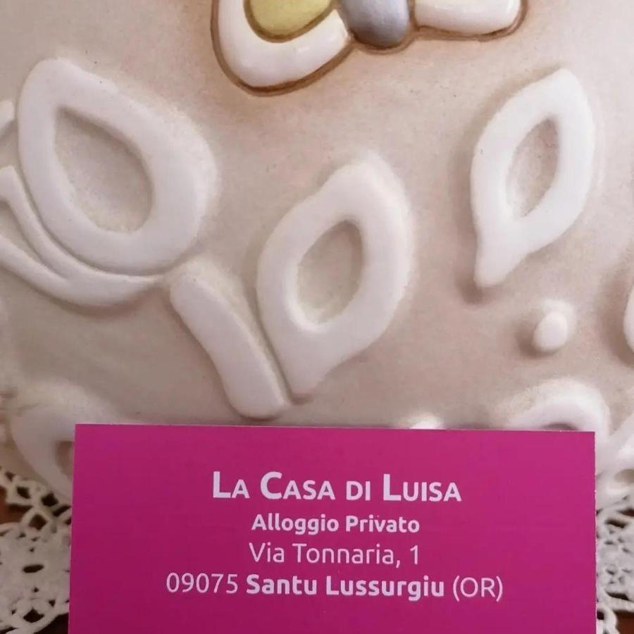 La Casa Di Luisa Daire Santu Lussurgiu Dış mekan fotoğraf